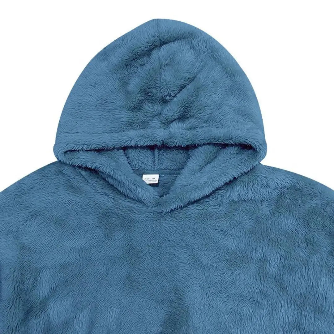 Fleece Blend Hoodie with Hood