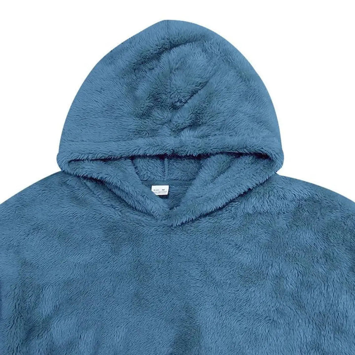 Fleece Blend Hoodie with Hood