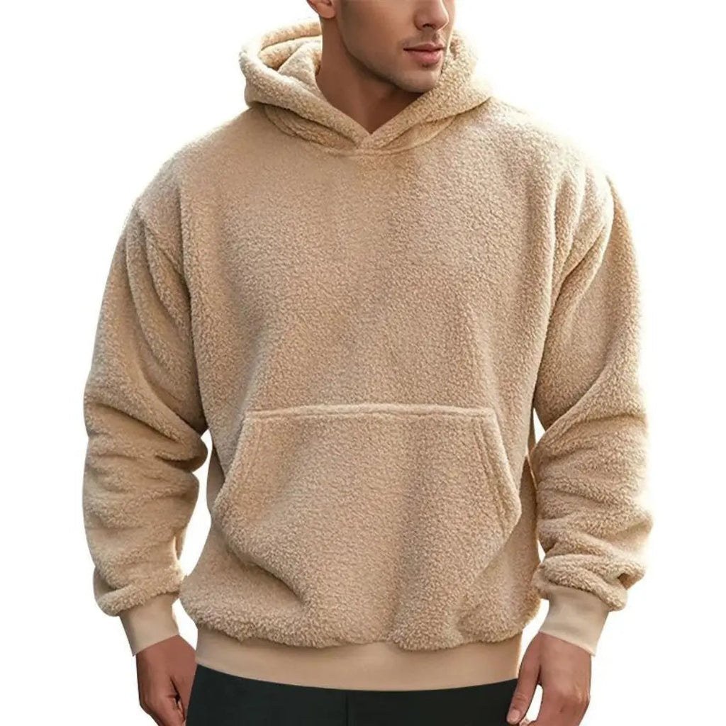 Fleece Blend Hoodie with Hood