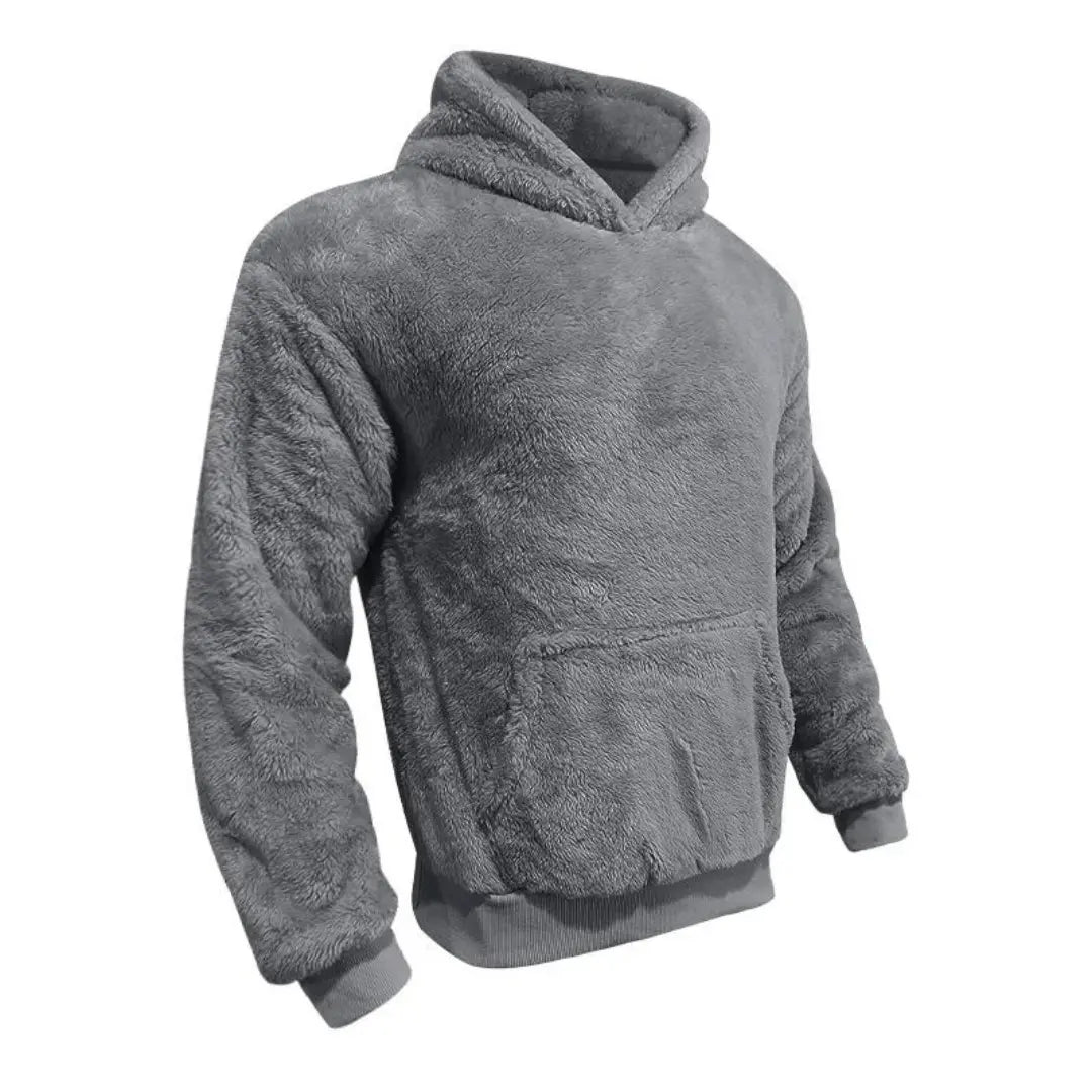 Fleece Blend Hoodie with Hood