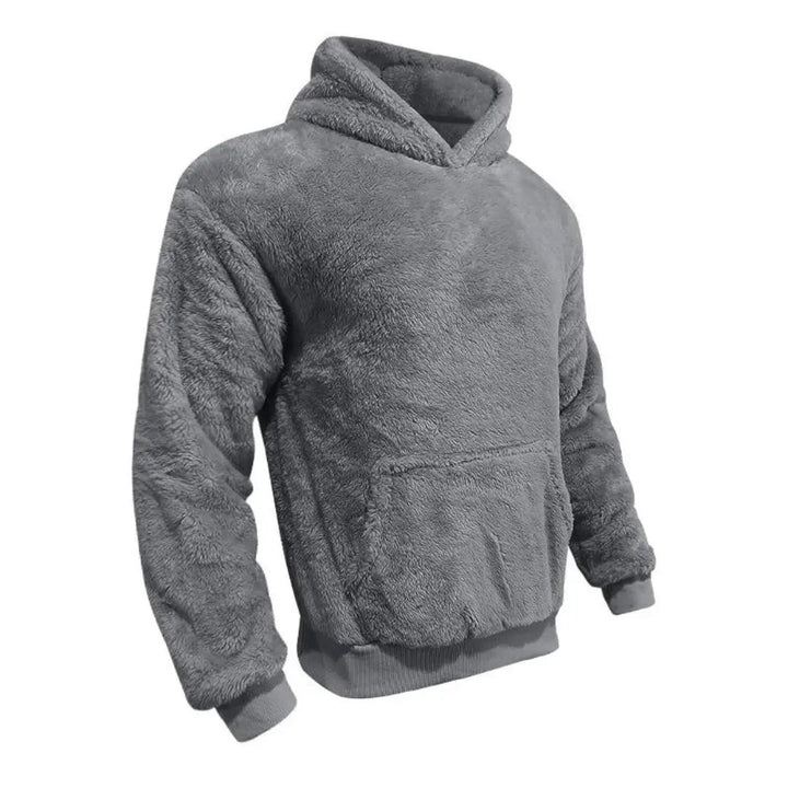 Fleece Blend Hoodie with Hood