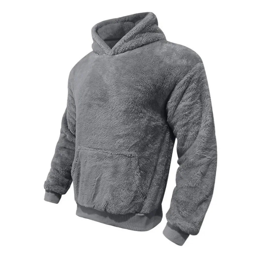 Fleece Blend Hoodie with Hood