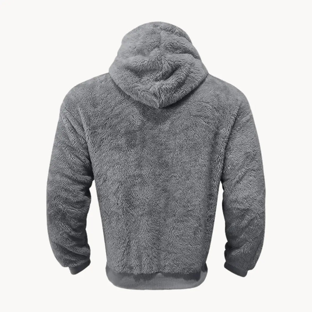 Fleece Blend Hoodie with Hood