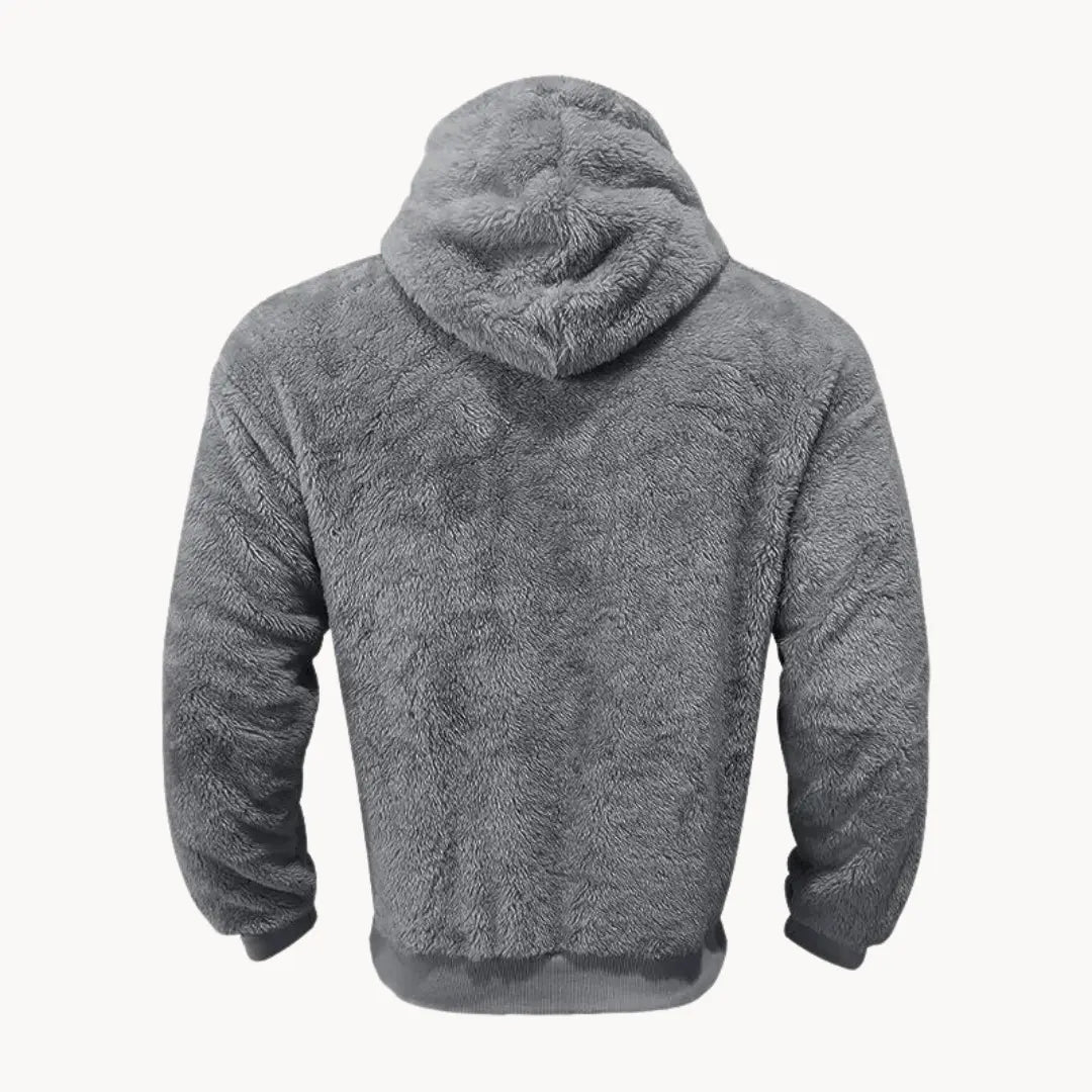 Fleece Blend Hoodie with Hood