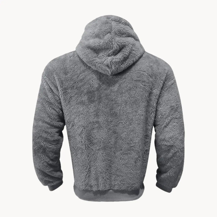 Fleece Blend Hoodie with Hood