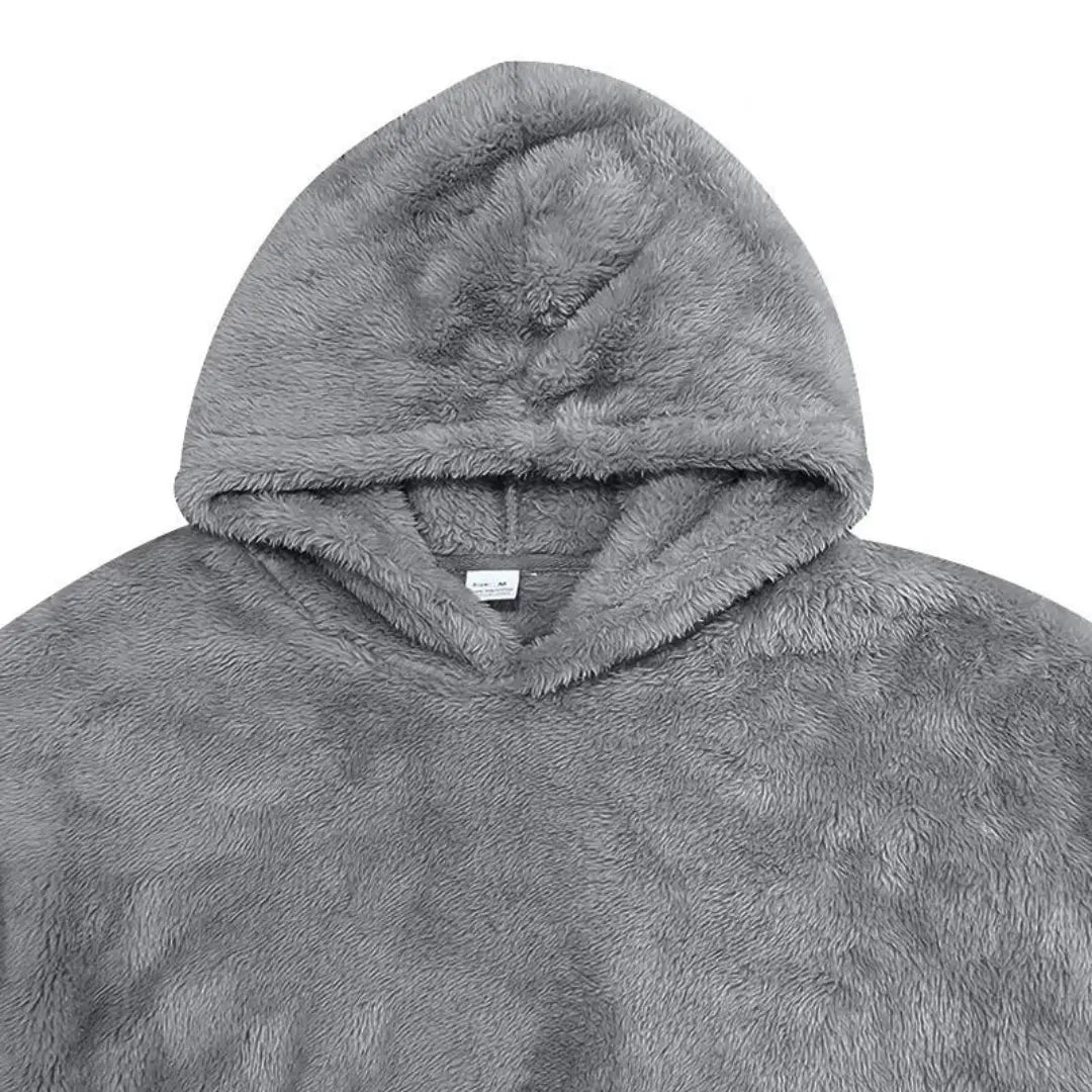 Fleece Blend Hoodie with Hood