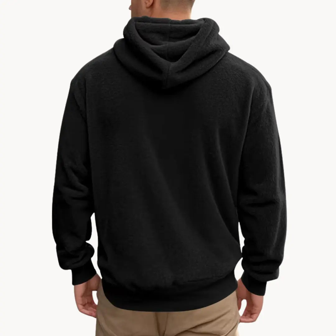Fleece Blend Hoodie with Hood
