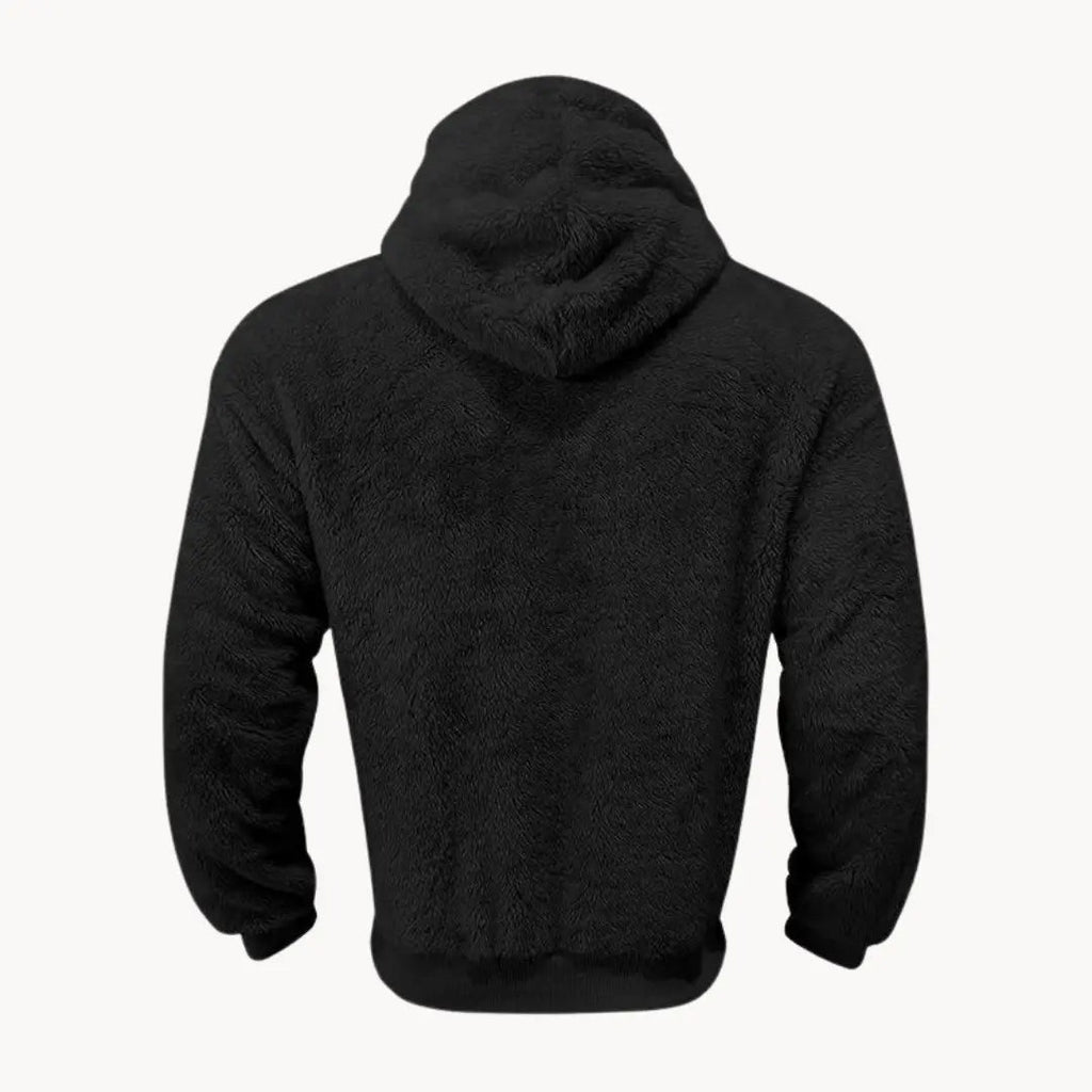 Fleece Blend Hoodie with Hood