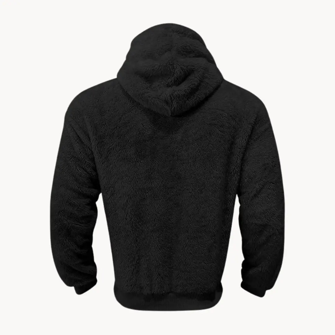 Fleece Blend Hoodie with Hood