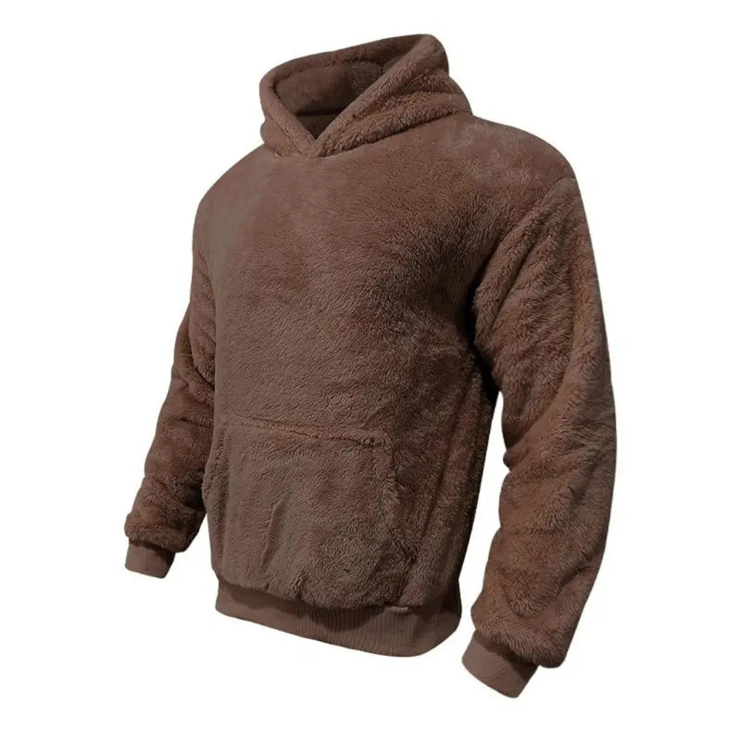 Fleece Blend Hoodie with Hood
