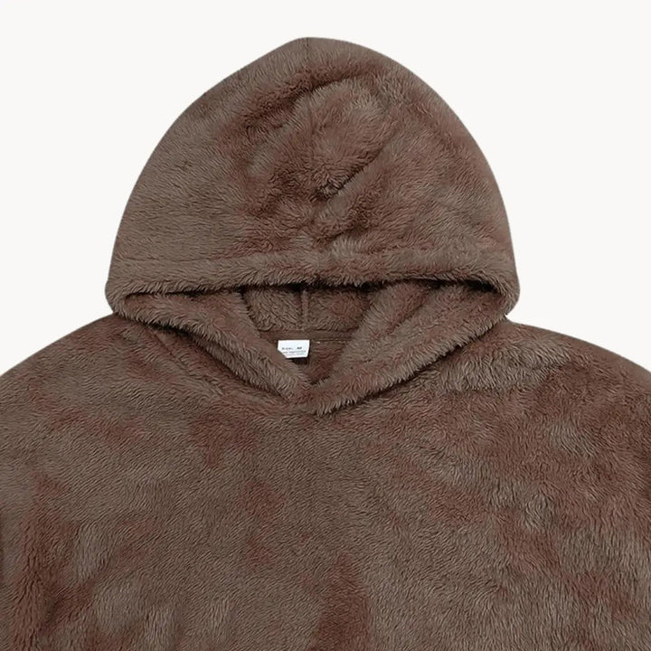 Fleece Blend Hoodie with Hood