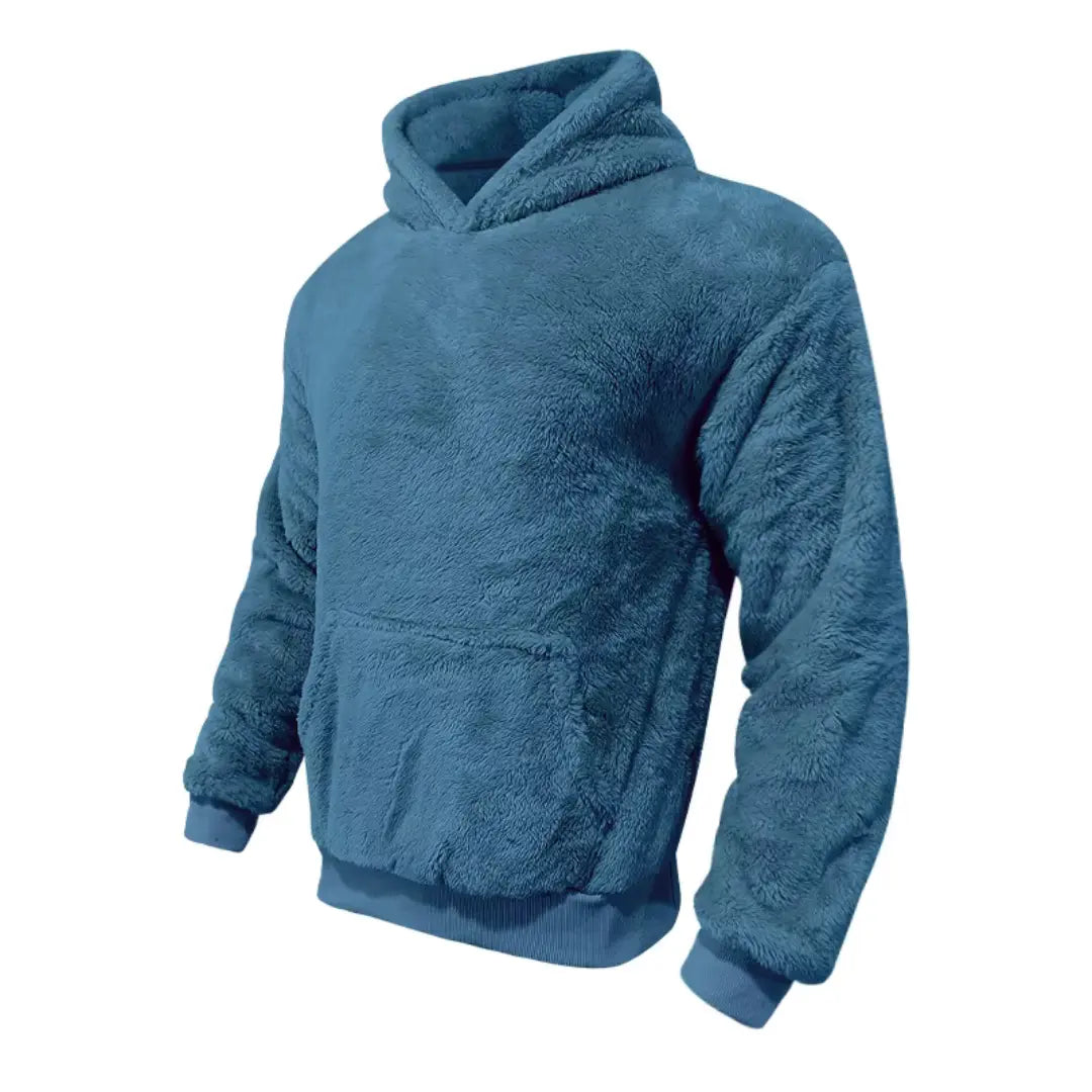Fleece Blend Hoodie with Hood