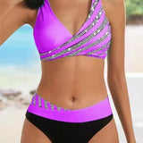 Spalvingas Bikini Šiltomis Atspalviais