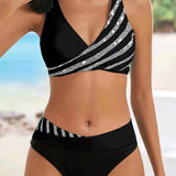 Spalvingas Bikini Šiltomis Atspalviais