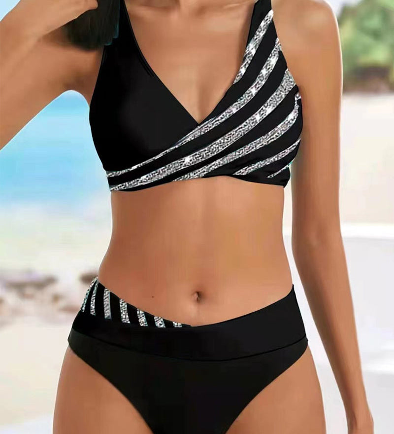 Spalvingas Bikini Šiltomis Atspalviais