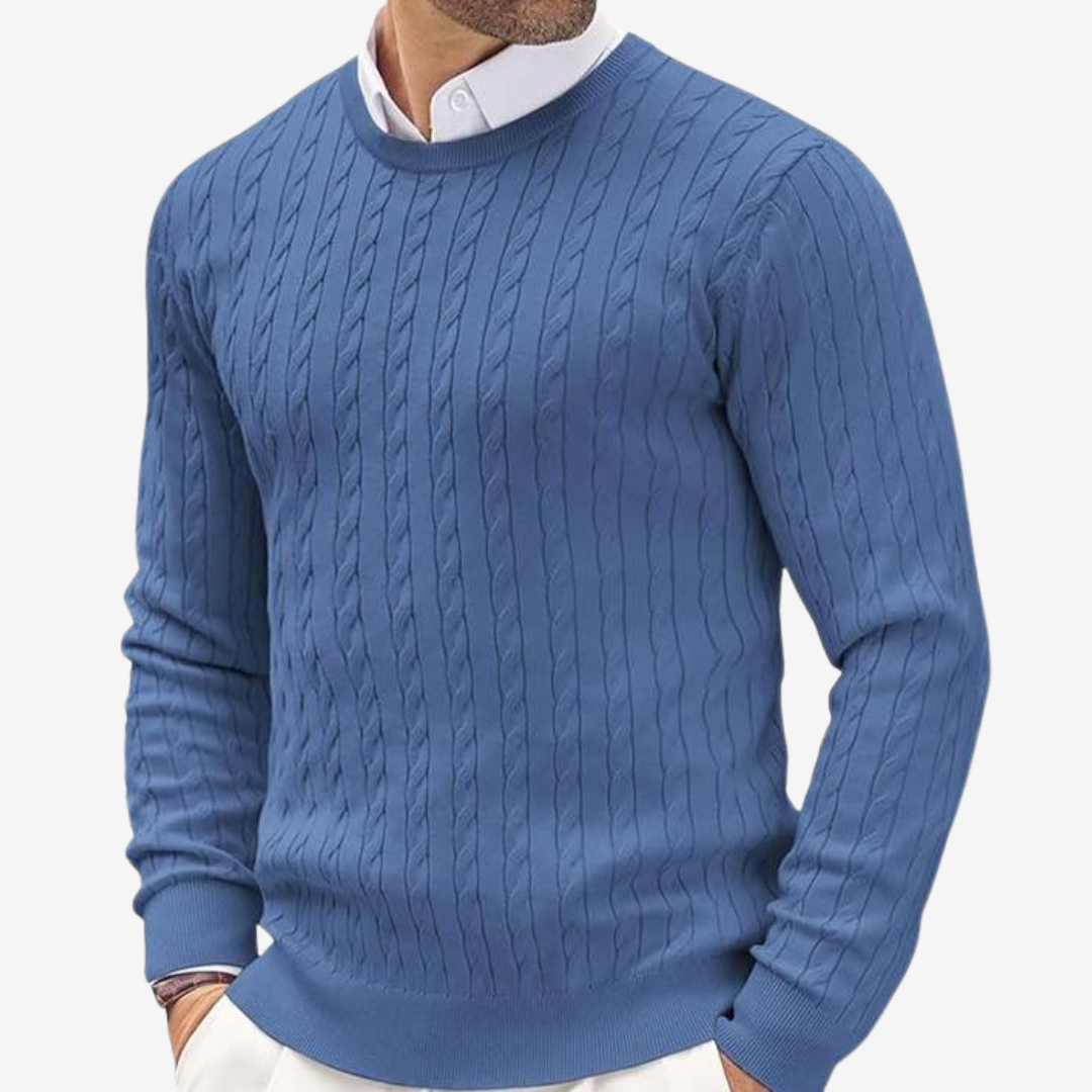 Comfortable Sweater (Tamsiai mėlyna)