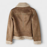 Suede Aviator Jacket