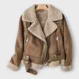 Suede Aviator Jacket