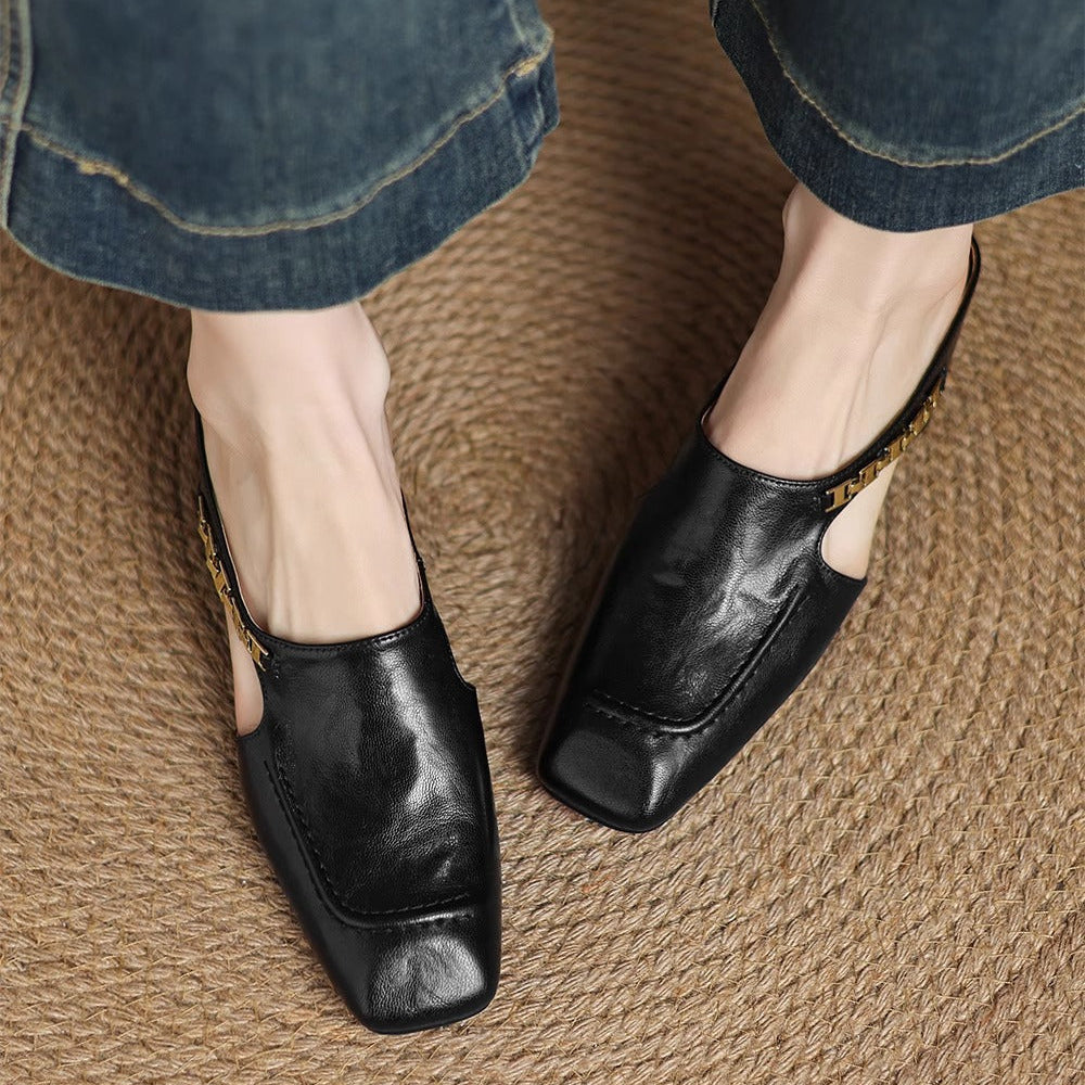 Avella Leather Slippers