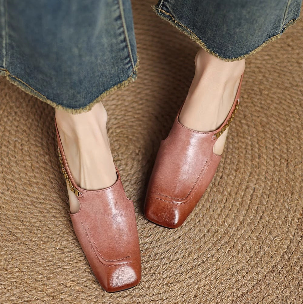 Avella Leather Slippers