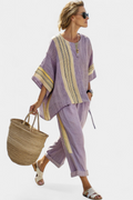 Boho Lino ir Bambuko Rinkinys
