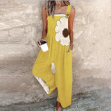 Patogus Raštuotas Jumpsuit (Juoda)