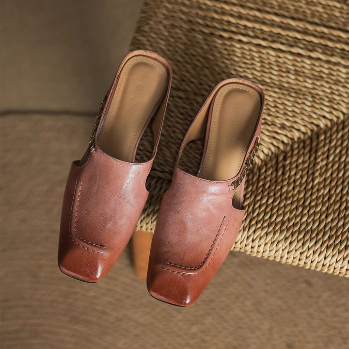 Avella Leather Slippers