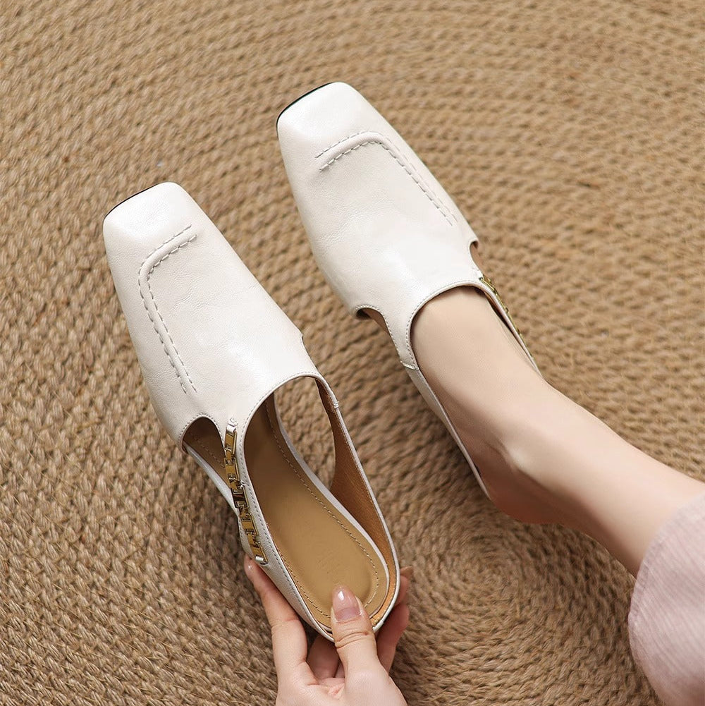 Avella Leather Slippers