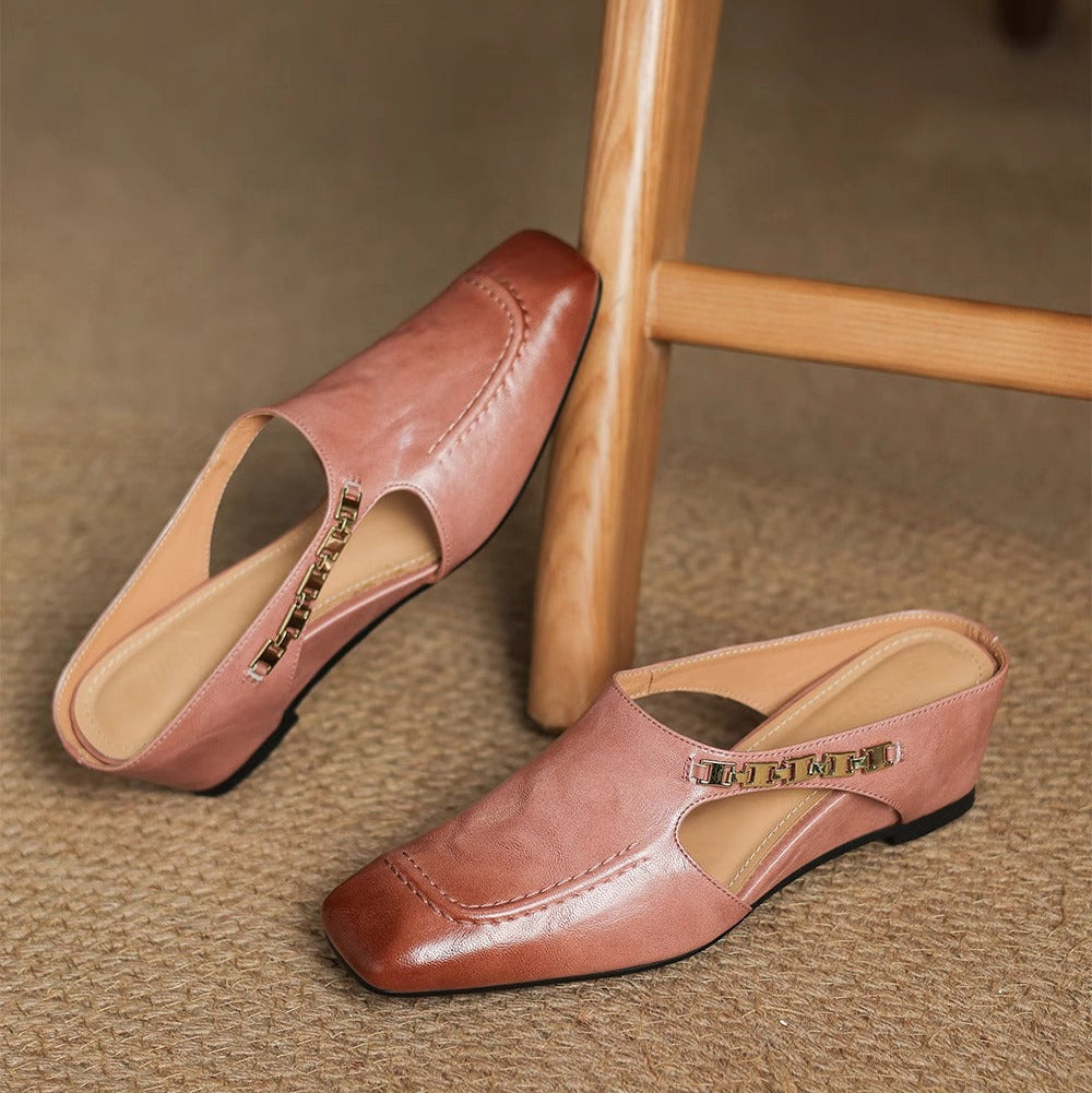 Avella Leather Slippers