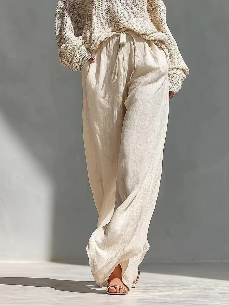 Modern Knit and Linen Set