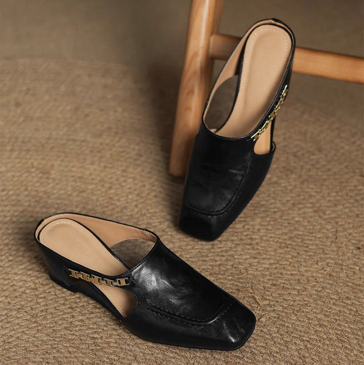 Avella Leather Slippers