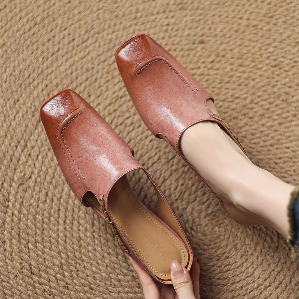 Avella Leather Slippers