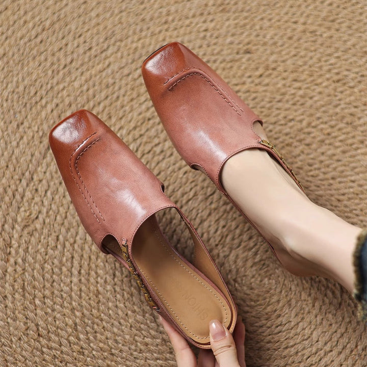 Avella Leather Slippers