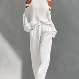 Modern Knit and Linen Set