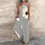 Patogus Raštuotas Jumpsuit (Juoda)