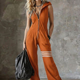 Retro Sport Set with Hood and Stripes