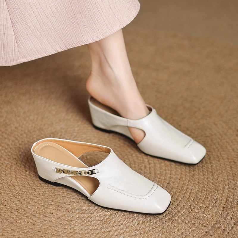 Avella Leather Slippers