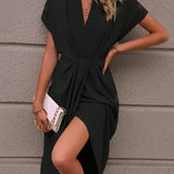 Midi Wrap Dress