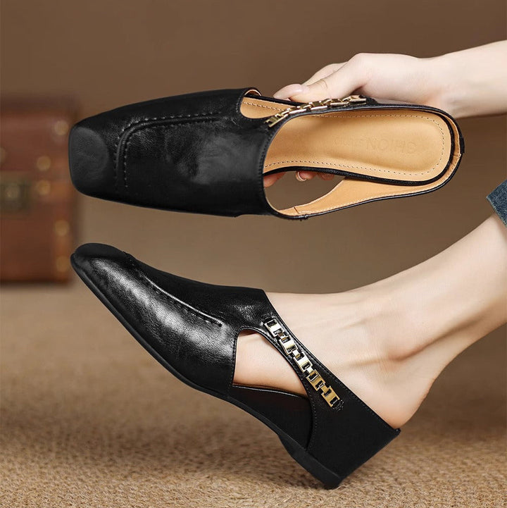 Avella Leather Slippers
