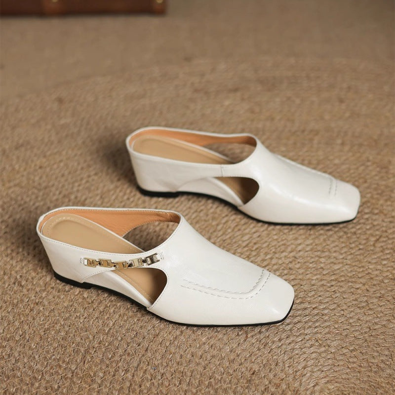 Avella Leather Slippers