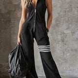 Retro Sport Set with Hood and Stripes