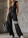 Retro Sport Set with Hood and Stripes
