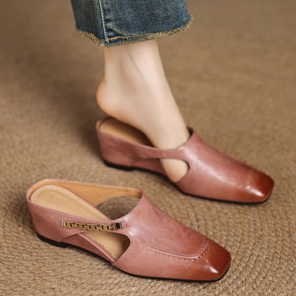 Avella Leather Slippers