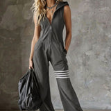 Retro Sport Set with Hood and Stripes