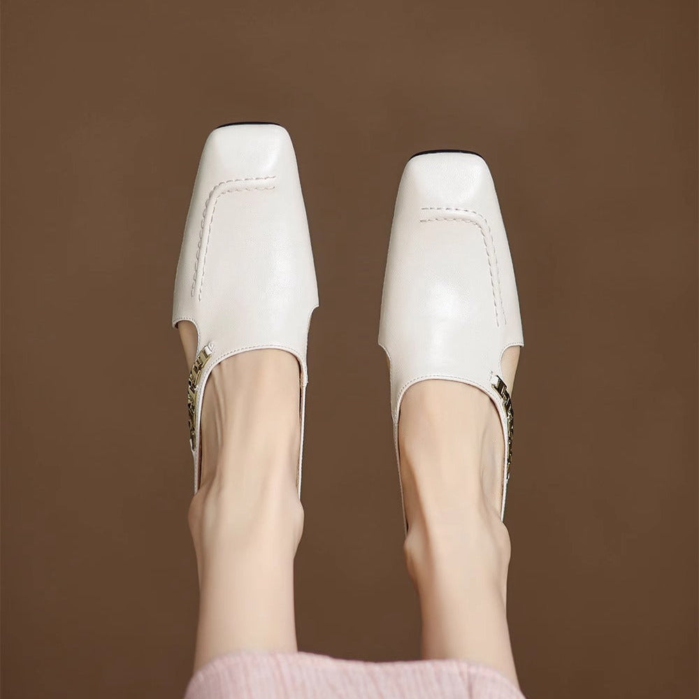 Avella Leather Slippers