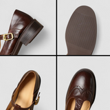 Mary Jane Orthopedic Shoes (Smėlinė)