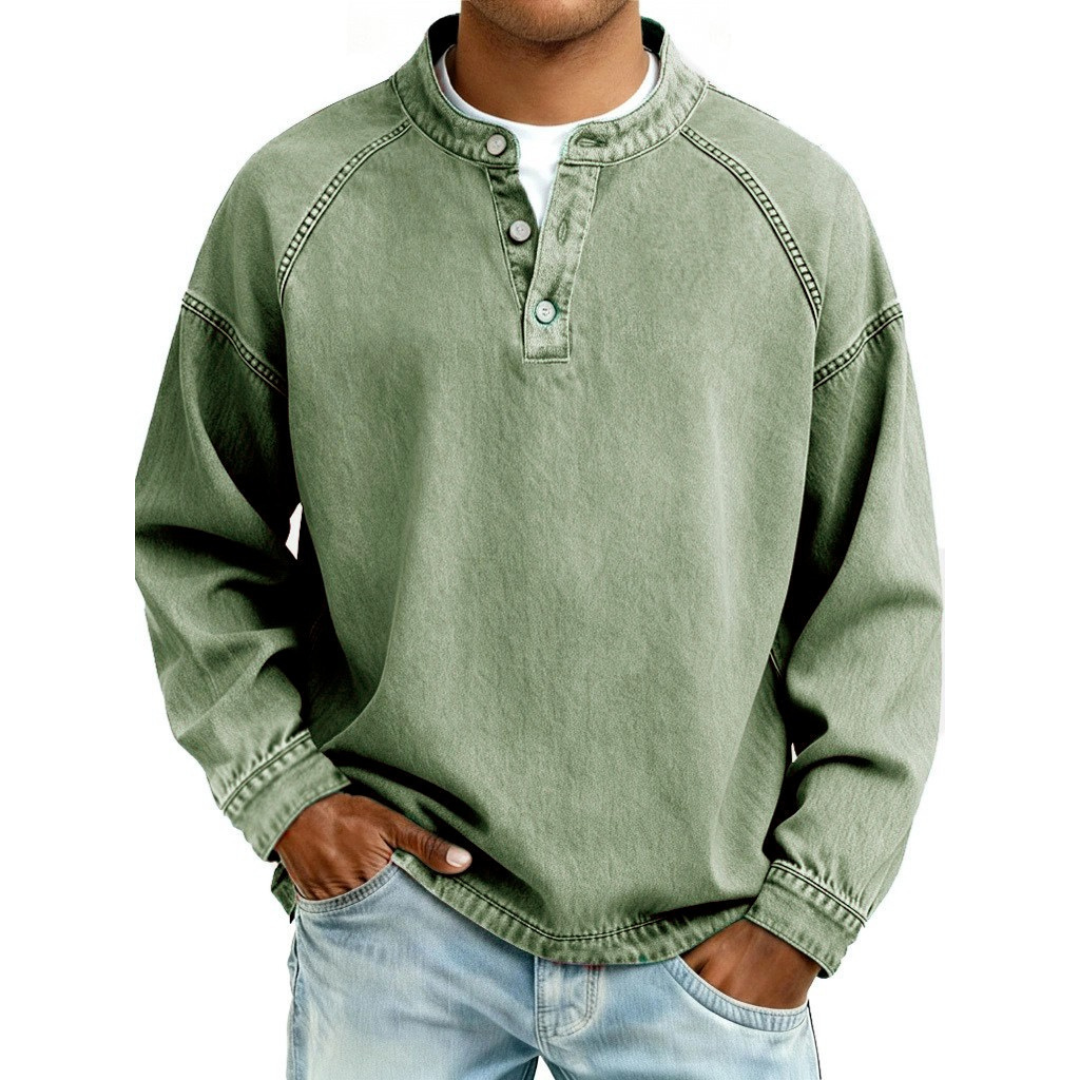 Retro Henley Shirt