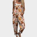 Patogus spausdintas jumpsuit (Daugiaspalvis)