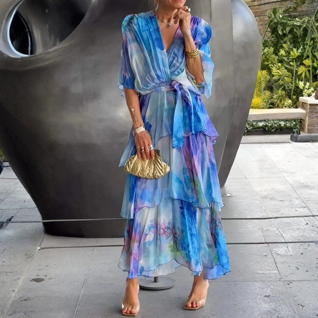 Elegantiška šifono suknelė