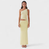 Asymmetrical Maxi Dress